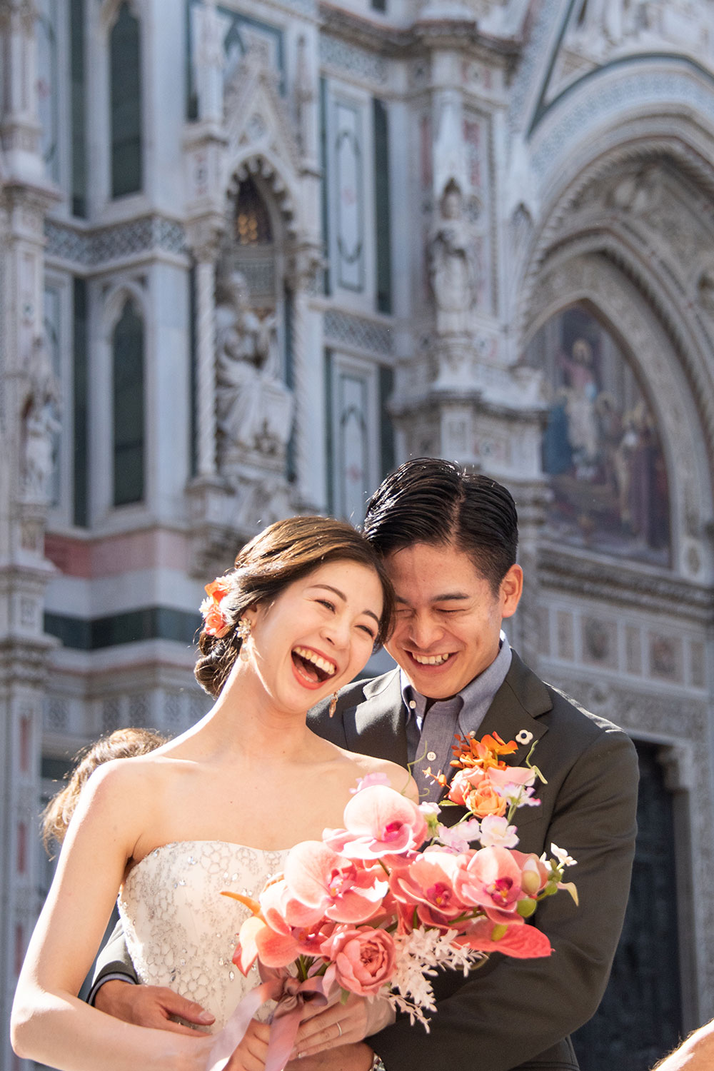 フィレンツェ 大聖堂(DUOMO)前にて ウェディングフォト②