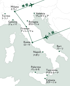 03 イタリア人気3大都市周遊ローマ フィレンツェ ミラノ 8日間