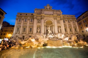 trevi fountain, rome, italy